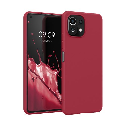 Husa pentru Xiaomi Mi 11 Lite 5G, Silicon, Rosu, 54726.229, kwmobile