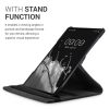 Husa 360° pentru tableta Samsung Galaxy Tab S7 FE, Kwmobile, Negru, Piele ecologica, 55441.01