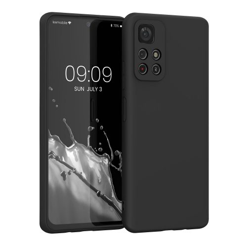 Husa Kwmobile pentru Xiaomi Redmi Note 11S 5G/Poco M4 Pro 5G, Silicon, Negru, 57024.01