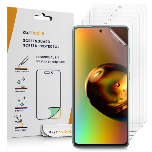 Set 6 Folii de protectie pentru Samsung Galaxy S20 FE, kwmobile, Fata, Transparenta, 57103.1