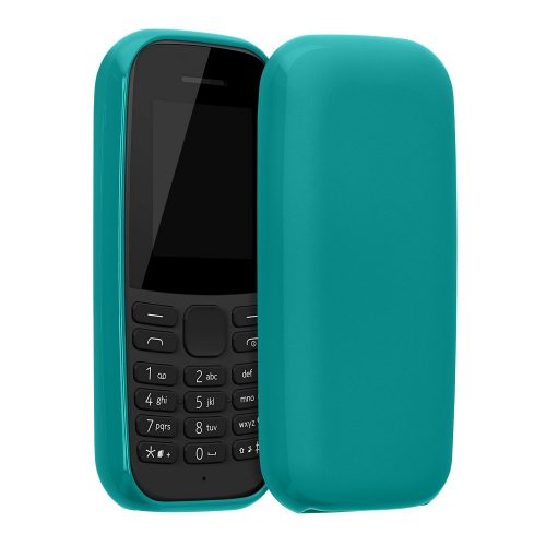 Husa Kwmobile pentru Nokia 105 (2019), Silicon, Verde, 53673.57