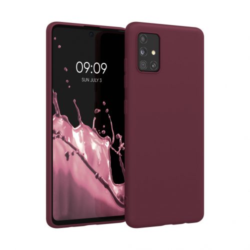 Husa Kwmobile pentru Samsung Galaxy A51, Silicon, Violet, 51196.190