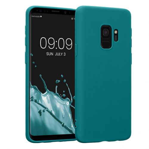 Husa Kwmobile pentru Samsung Galaxy S9, Silicon, Verde, 44089.57