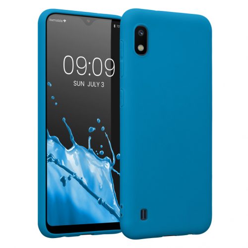 Husa Kwmobile pentru Samsung Galaxy A10, Silicon, Albastru, 49814.224