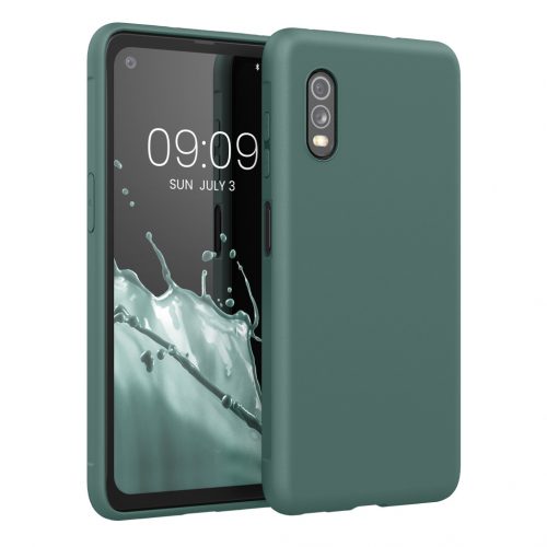 Husa Kwmobile pentru Samsung Galaxy Xcover Pro, Silicon, Verde, 53154.171