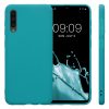 Husa Kwmobile pentru Samsung Galaxy A50, Silicon, Verde, 48054.57