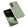 Husa Kwmobile pentru Samsung Galaxy S21 FE, Silicon, Verde, 55484.172