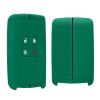 Husa Cheie Auto pentru Renault 4 Butoane - Smart Key, Kwmobile, Verde, Silicon, 54806.16