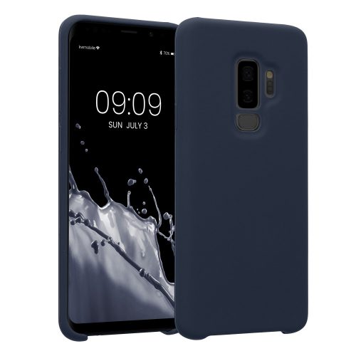 Husa Kwmobile pentru Samsung Galaxy S9 Plus, Silicon, Albastru, 44183.186