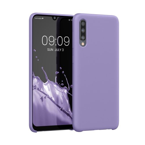 Husa Kwmobile pentru Samsung Galaxy A50, Silicon, Mov, 48715.222