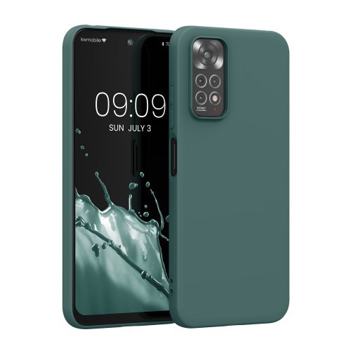 Husa Kwmobile pentru Xiaomi Redmi Note 11/Redmi Note 11s, Silicon, Verde, 57368.169