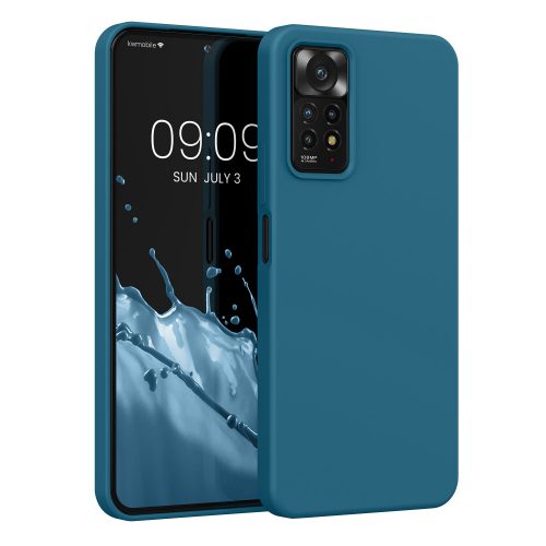 Husa Kwmobile pentru Xiaomi Redmi Note 11 Pro/Redmi Note 11 Pro 5G, Silicon, Verde, 57373.57