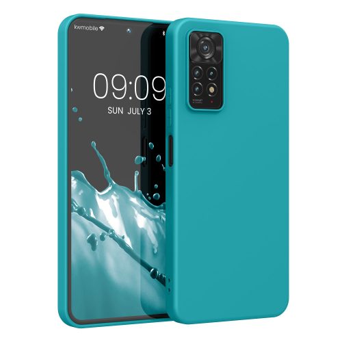 Husa Kwmobile pentru Xiaomi Redmi Note 11 Pro/Redmi Note 11 Pro 5G, Silicon, Verde, 57369.57