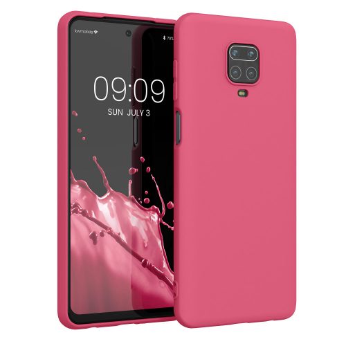 Husa Kwmobile pentru Xiaomi Redmi Note 9S/Redmi Note 9 Pro/Redmi Note 9 Pro Max, Silicon, Roz, 52140.238