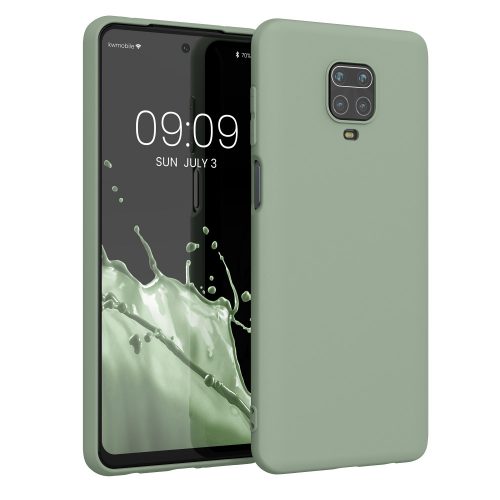 Husa Kwmobile pentru Xiaomi Redmi Note 9S/Redmi Note 9 Pro/Redmi Note 9 Pro Max, Silicon, Verde, 52140.172