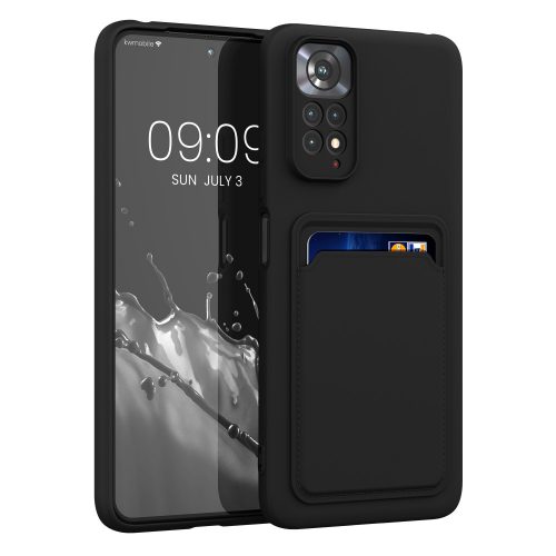 Husa Kwmobile pentru Xiaomi Redmi Note 11/Redmi Note 11s, Silicon, Negru, 57384.47