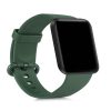 Set 2 curele pentru Xiaomi Mi Watch Lite/Redmi Watch, Kwmobile, Negru/Verde, Silicon, 54778.03