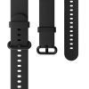 Set 2 curele pentru Xiaomi Mi Watch Lite/Redmi Watch, Kwmobile, Negru/Verde, Silicon, 54778.03