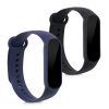 Set 2 Curele pentru Xiaomi Mi Smart Band 6/Mi Band 6/Mi Band 5, Kwmobile, Negru/Albastru, Silicon, 57428.02