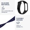 Set 2 Curele pentru Oppo Band Sport, Kwmobile, Negru/Albastru, Silicon, 57437.01