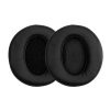 Set 2 Perne de urechi pentru casti Sennheiser HD 300, Kwmobile, Negru, Piele ecologica, 57418.01