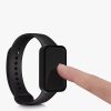 Set 2 Folii de protectie pentru Xiaomi Redmi Smart Band Pro, Kwmobile, Negru/Transparent, Sticla securizata, 57424.01