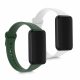 Set 2 Curele pentru Xiaomi Redmi Smart Band Pro, Kwmobile, Alb/Verde, Silicon, 57425.02