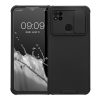 Husa Kwmobile pentru Xiaomi Redmi 9C, Silicon, Negru, 57391.01