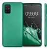 Husa Kwmobile pentru Samsung Galaxy A71, Silicon, Verde, 51213.170