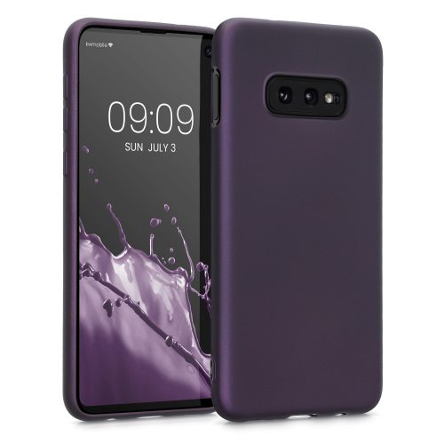 Husa Kwmobile pentru Samsung Galaxy S10e, Silicon, Mov, 47575.115