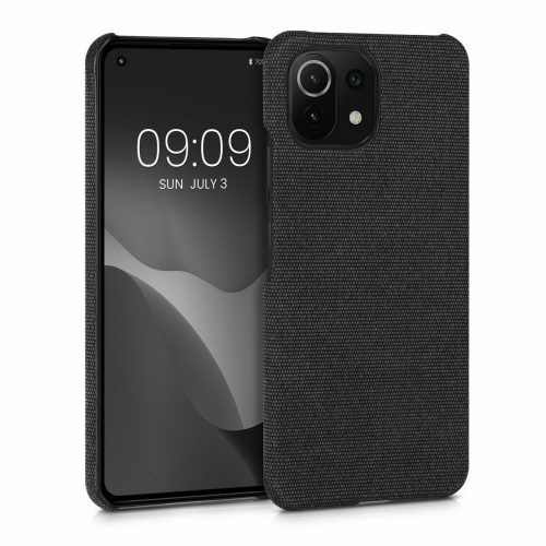 Husa Kwmobile pentru Xiaomi Mi 11 Lite 5G/11 Lite 5G NE, Textil, Gri, 57487.19