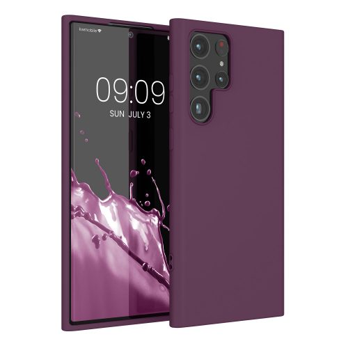 Husa Kwmobile pentru Samsung Galaxy S22 Ultra, Silicon, Violet, 57570.187