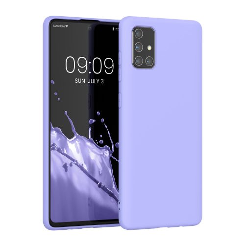 Husa Kwmobile pentru Samsung Galaxy A71, Silicon, Albastru, 57562.108