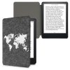 Husa pentru Amazon Kindle Paperwhite 11, Kwmobile, Gri/Alb, Textil, 56260.08