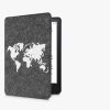 Husa pentru Amazon Kindle Paperwhite 11, Kwmobile, Gri/Alb, Textil, 56260.08