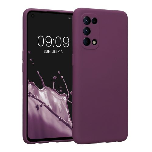 Husa Kwmobile pentru OPPO Find X3 Lite, Silicon, Violet, 57661.187