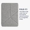 Husa pentru Amazon Kindle Paperwhite 11, Kwmobile, Gri, Textil, 57765.25