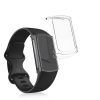 Set 2 Huse pentru Fitbit Charge 5, Kwmobile, Transparent, Silicon, 56385.02