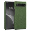 Husa Kwmobile pentru Google Pixel 6a, Textil, Verde, 57794.07