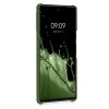 Husa Kwmobile pentru Google Pixel 6 Pro, Textil, Verde, 57796.07