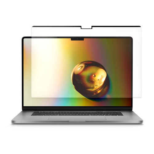 Folie de protectie mata pentru laptop Apple MacBook Pro 16" (2021), Kwmobile, Transparent, Plastic, 57793.2