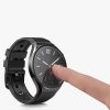 Set 2 Huse pentru Xiaomi Watch S1, Kwmobile, Negru/Transparent, Plastic, 57779.01