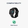 Cablu de incarcare USB pentru Fitbit Versa 3/Sense, Kwmobile, Negru, Plastic, 57781.01