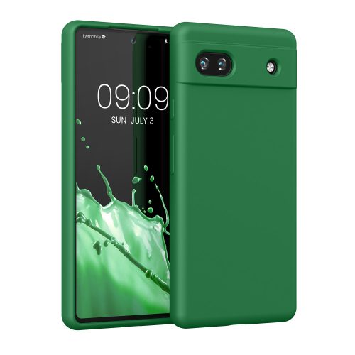 Husa Kwmobile pentru Google Pixel 6a, Silicon, Verde, 57815.227