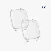 Set 2 Huse pentru Garmin Venu Sq/Venu Sq Music, Kwmobile, Transparent, Silicon, 57775.02