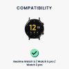 Set 2 curele pentru Realme Watch S/Watch S Pro/Watch 2 Pro, Kwmobile, Negru/Verde, Silicon, 57786.02