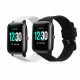 Set 2 curele pentru Willful Smartwatch/Fitnesstracker, Kwmobile, Negru/Alb, Silicon, 57791.01