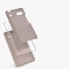 Husa Kwmobile pentru Google Pixel 6a, Silicon, Crem, 57815.10