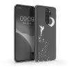 Husa Kwmobile pentru Xiaomi Redmi Note 8 Pro, Silicon, Transparent/Argintiu, 50246.09