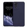 Husa Kwmobile pentru Xiaomi Redmi Note 11/Redmi Note 11s, Silicon, Albastru, 57918.186